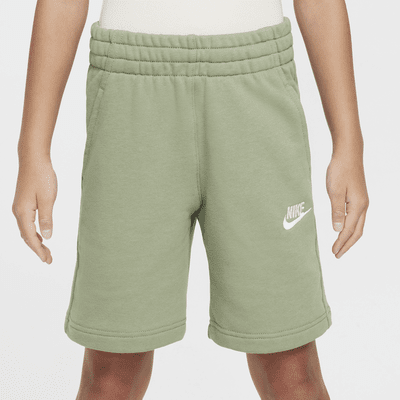 Shorts de French Terry para niños talla grande Nike Sportswear Club Fleece