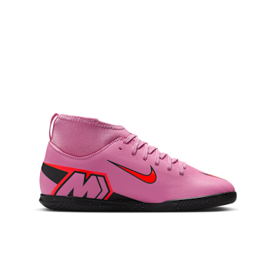 Tacos de fútbol IC de corte high para niños de preescolar y grandes Nike Jr. Mercurial Superfly 10 Club