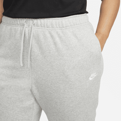 Pants de entrenamiento oversized de tiro medio para mujer Nike Sportswear Club Fleece (talla grande)