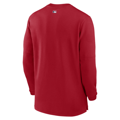 St. Louis Cardinals Authentic Collection Game Time Men's Nike Dri-FIT MLB 1/2-Zip Long-Sleeve Top