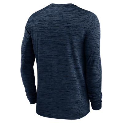 Auburn Sideline Velocity Men's Nike Dri-FIT College Long-Sleeve T-Shirt