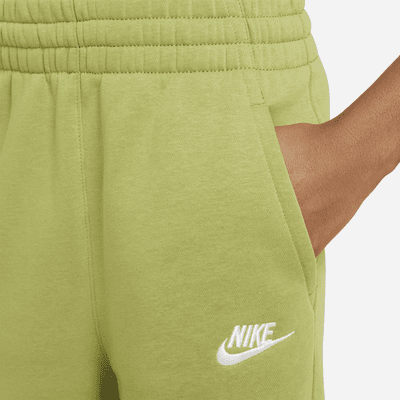 Pants de pierna ancha para niña talla grande Nike Sportswear Club Fleece