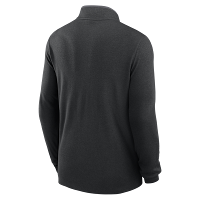 Jacksonville Jaguars Logo Victory Men's Nike Dri-FIT NFL 1/2-Zip Long-Sleeve Top