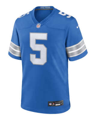 Мужская куртка David Montgomery Detroit Lions Nike NFL Game Football Jersey для футбола