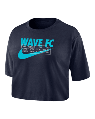 Женская футболка San Diego Wave Nike Dri-FIT Soccer Cropped