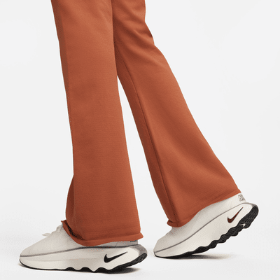 Pantalon évasé taille haute Nike Sportswear Chill Knit pour femme