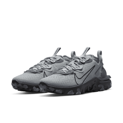 nike react vision trainers in grey and cream