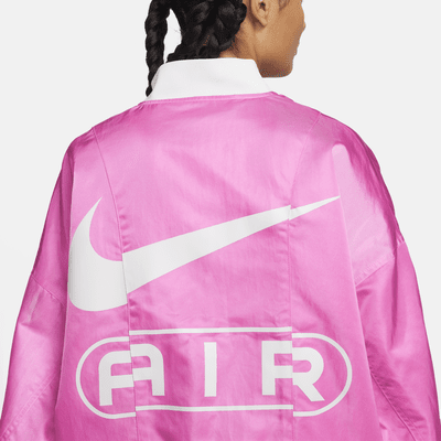 Chamarra bomber de tejido Woven oversized para mujer Nike Air