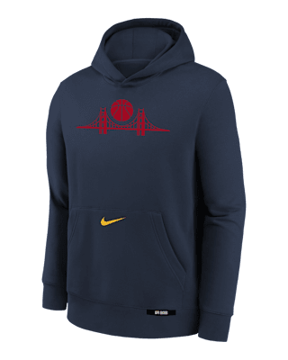 Подростковое худи Golden State Warriors Club City Edition Big Kids' Nike NBA Pullover Hoodie