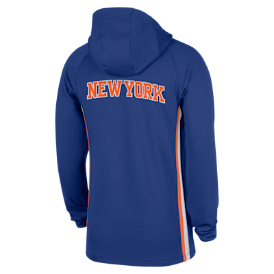 New York Knicks Zoned Men's Nike Dri-FIT NBA 1/4-Zip Hoodie