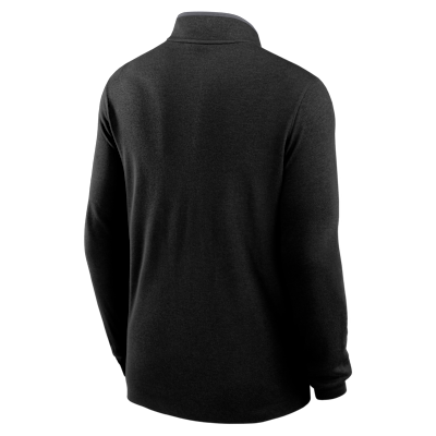 Cincinnati Bengals Logo Victory Men's Nike Dri-FIT NFL 1/2-Zip Long-Sleeve Top