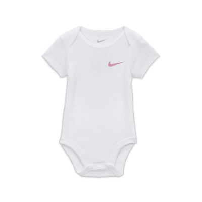 Nike Essentials Baby (0-9M) 3-Piece Bodysuit Set