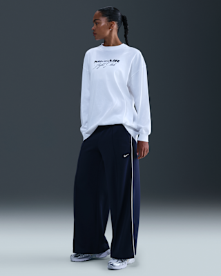Женские спортивные штаны Nike Sportswear Mid-Rise Wide-Leg Track Pants