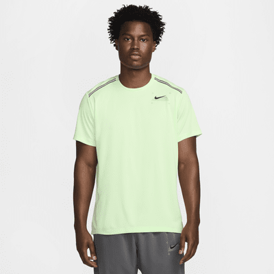 Nike Miler hardlooptop met korte mouwen en graphic voor heren