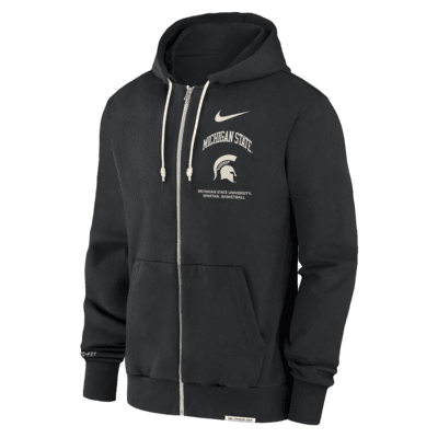 Michigan State Spartans On-Court Basketball Men’s Nike Dri-FIT College Full-Zip Hoodie