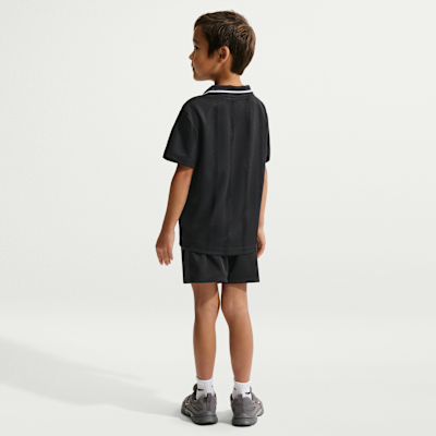 Nike Sportswear Little Kids' Victory Lap 2-Piece Mesh Shorts Set