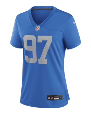 Женские джерси Aidan Hutchinson Detroit Lions Nike NFL Game Football Jersey для футбола