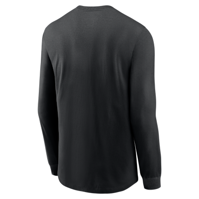 Playera de manga larga universitaria Nike Dri-FIT para hombre Georgia Sideline