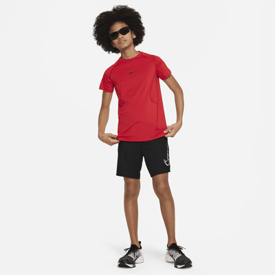 Playera de manga corta Dri-FIT para niño talla grande Nike Pro