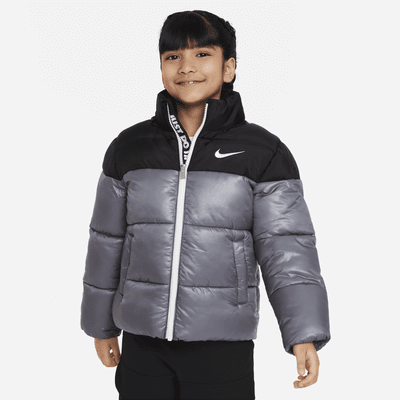 Chamarra para niños talla pequeña Nike Colorblock Puffer Jacket