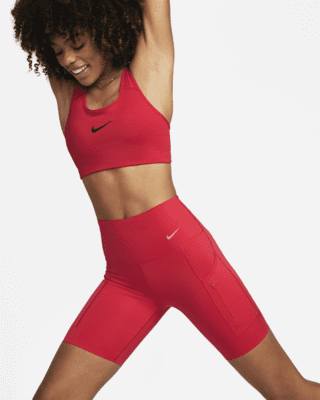 Женские шорты Nike Go Firm-Support High-Waisted 8" Biker Shorts with Pockets