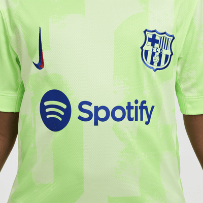 Jersey de fútbol Nike Dri-FIT Replica del FC Barcelona alternativo 2024/25 Stadium para niños talla grande