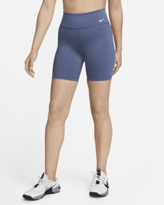 women's nike one mid-rise 7 inch bike shorts