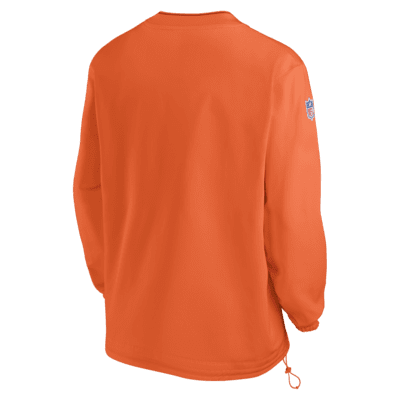 Playera rompevientos de manga larga de la NFL Nike para hombre Denver Broncos Logo