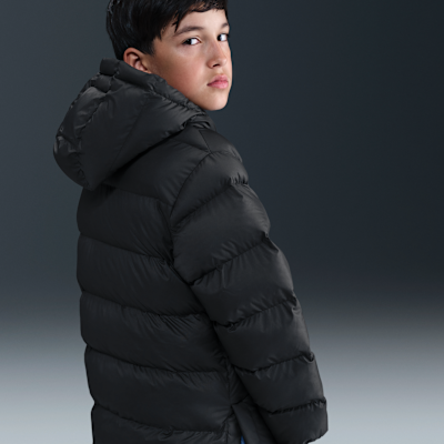 Chamarra acolchada Therma-FIT holgada para niños talla grande Nike Sportswear All Day Play