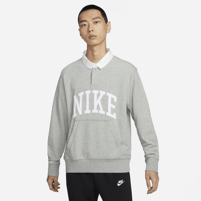 Nike Club Fleece Men's Long-Sleeve Fleece Polo. Nike VN