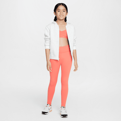 Nike One Older Kids' (Girls') Dri-FIT High-Waisted Leggings