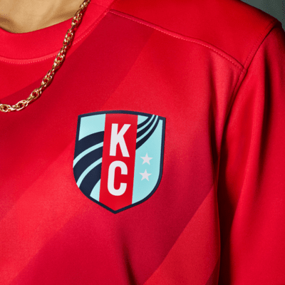 Jersey Nike Dri-FIT de la NWSL replica del Kansas City Current local 2024 Stadium para mujer