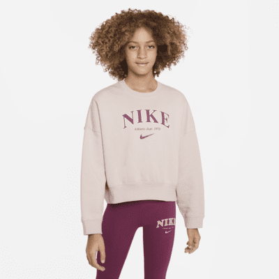 Nike Sportswear Big Kids' (Girls') Fleece Sweatshirt