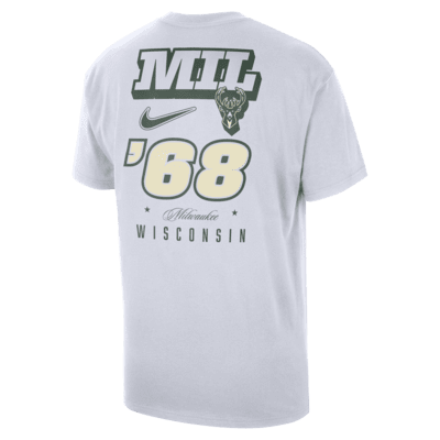 Milwaukee Bucks Courtside Men's Nike NBA T-Shirt