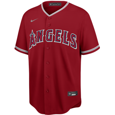Buy the Mens Red Los Angeles Angels Guerrero #27 MLB Baseball Jersey Size  3XL