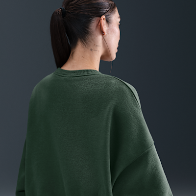 Sudadera de cuello redondo extraoversized para mujer Nike Court Heritage Phoenix Fleece