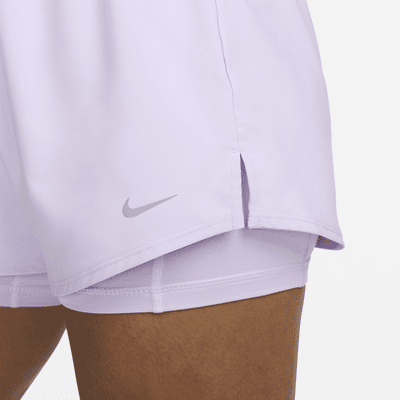 Shorts 2 en 1 Dri-FIT de tiro alto de 8 cm para mujer Nike One