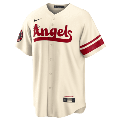 Camiseta de béisbol Replica para hombre MLB Los Angeles Angels