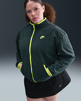 Женская куртка Nike Sportswear Club Fleece Loose Cozy Track (Plus Size)