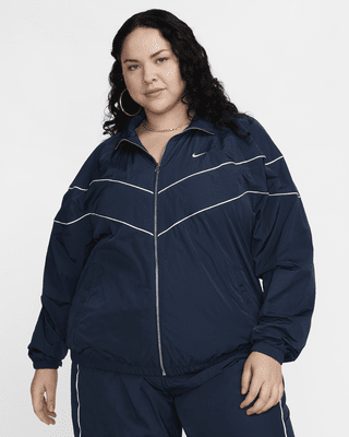 Женская куртка Nike Windrunner Loose UV Woven Full-Zip (Plus Size) для бега