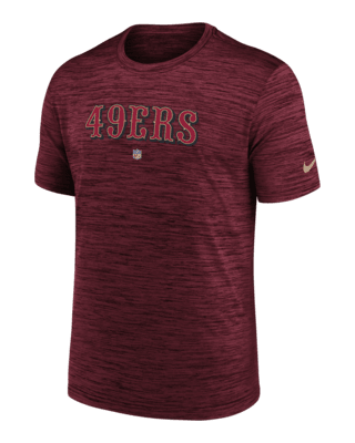 Nike Men's Dri-Fit Sideline Team (NFL San Francisco 49ers) Long-Sleeve T-Shirt in Red, Size: Medium | 00LX6DL73-0BI