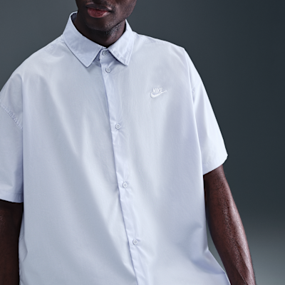 Nike Club overhemd met korte mouwen en knoopsluiting voor heren
