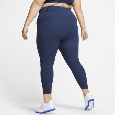 Leggings de cintura alta de 7/8 de baja sujeción para mujer Nike Zenvy (talla grande)