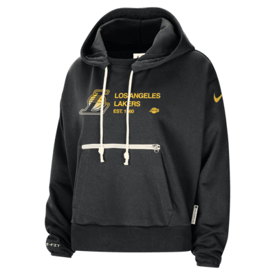 Sudadera con gorro sin cierre Nike Dri-FIT de la NBA para mujer Los Angeles Lakers Standard Issue