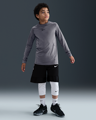 Детские тайтсы Nike Pro Big Kids' (Boys') Dri-FIT 3/4-Length Tights (Extended Size)