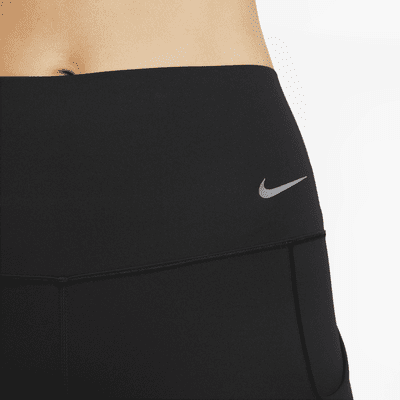 Leggings capri con bolsillos de tiro alto y sujeción media para mujer Nike Universa