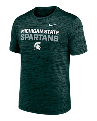 Мужская футболка Michigan State Campus Center Stack Velocity Nike Dri-FIT College