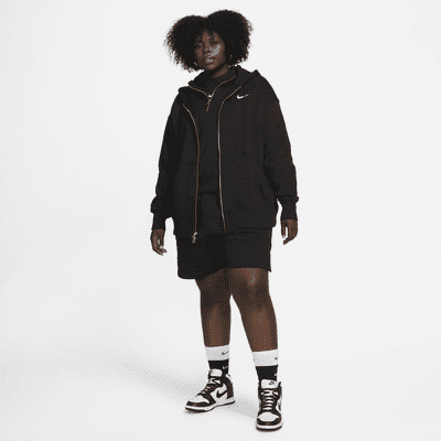 Felpa oversize con cappuccio e zip a tutta lunghezza Nike Sportswear Phoenix Fleece (Plus size) – Donna