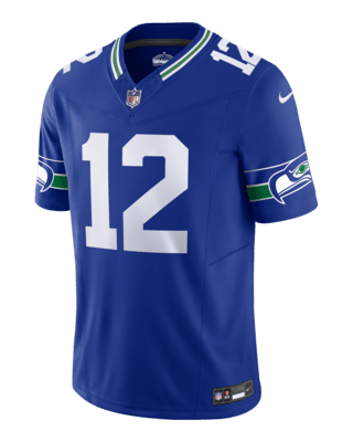 2017-2018 SEATTLE SEAHAWKS FAN #12 NIKE GAME JERSEY (HOME) XL - W/TAGS -  Classic American Sports