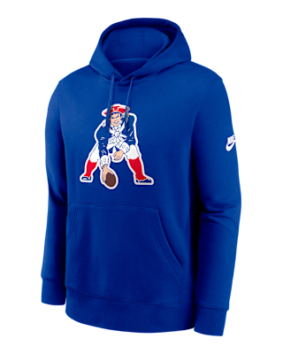 Мужское худи New England Patriots Club Logo Nike NFL Pullover Hoodie